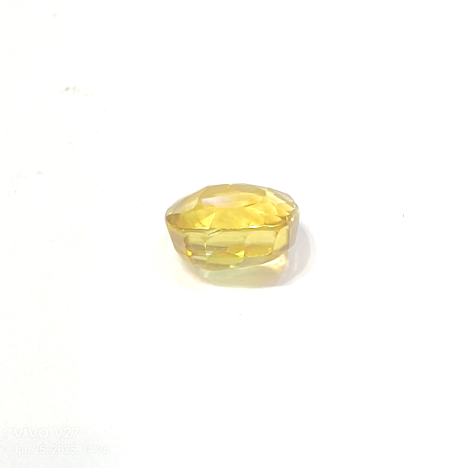Yellow zircon