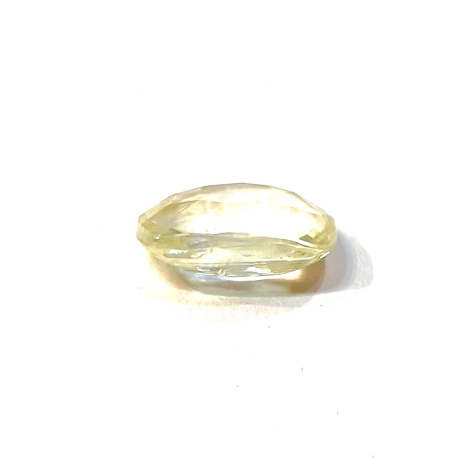 Yellow natural sapphire