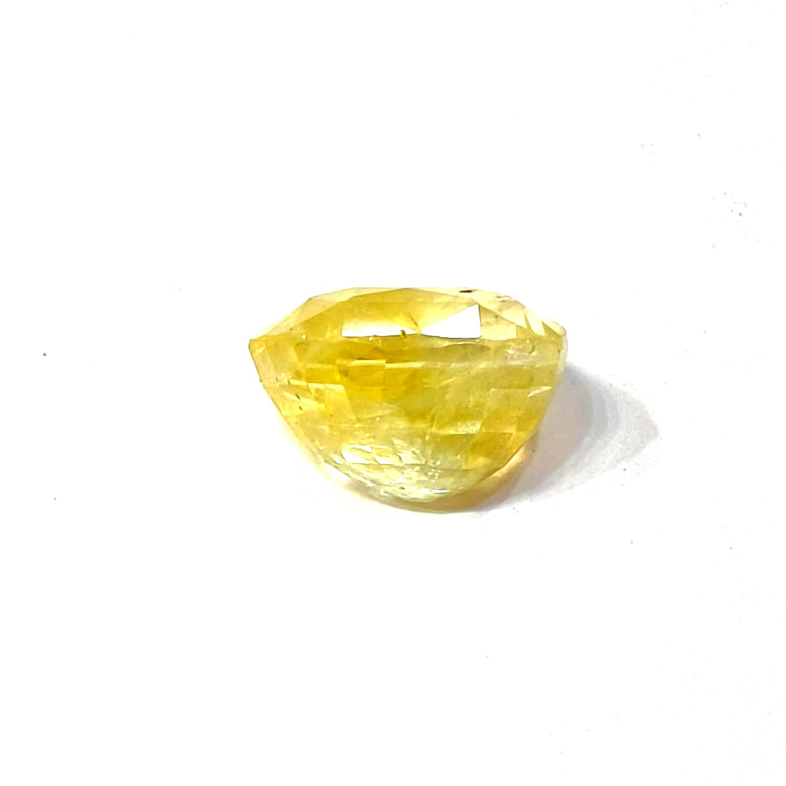Yellow natural sapphire